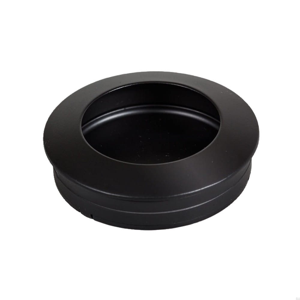 Uchwyt meblowy wpuszczany Hollow 60 Czarny metalowy