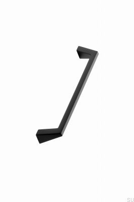 Tirador para mueble rectangular Pyramid 320, metal, negro mate