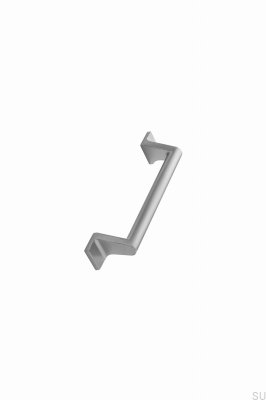Tirador alargado para muebles de metal plateado de Ship 128