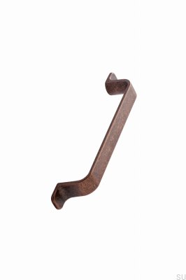Tirador para mueble largo Rio 128, metal, cobre antiguo