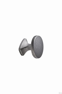 Pomo para mueble Classic 34 de metal gris
