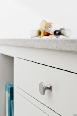 Pomo para muebles Classic 34 Metal Plata