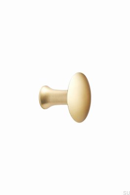 Pomo para muebles Castle 37,8 en oro cepillado