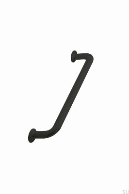 Tirador para mueble alargado U-Turn 160, metal, negro mate