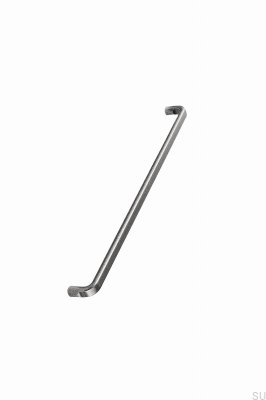 Tirador para mueble alargado Base 320, gris metalizado