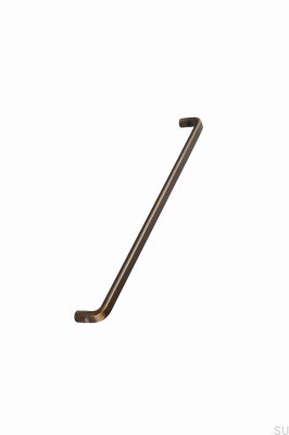 Tirador para mueble alargado Base 320, metal, bronce antiguo