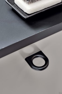 Pomo para mueble Luck 32 Metal Negro Mate