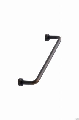 Tirador longitudinal para mueble Lounge 128, Metal, Bronce antiguo