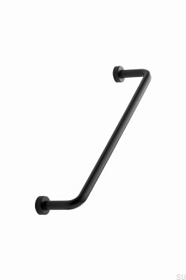 Tirador longitudinal para mueble Lounge 128, metal, negro mate