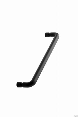 Tirador para mueble rectangular Junction 160, metal negro mate