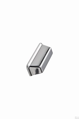 Mango para muebles de concha de metal Equester Cup 64, niquelado plateado