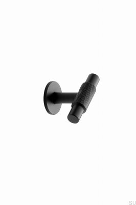 Perilla para muebles de metal T-Bar Manor T 54 en color negro mate