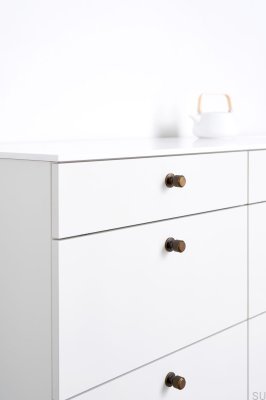 Manor Mueble Pomo Redondo 30 Metal Oro Envejecido