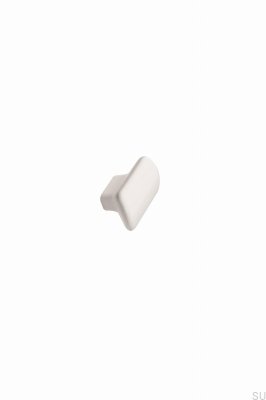 Pomo para mueble Vainilla 16 Cerámica Blanco