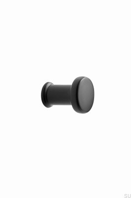Pomo para mueble Gate 18.2, metal negro mate