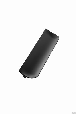 Tirador para mueble alargado Slope 160, metal, negro mate