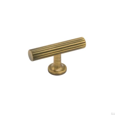 Tirador para mueble T-Bar Portland Bronce antiguo