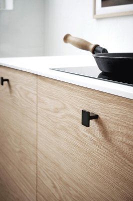 Pomo para mueble Transit 16 Metal Negro Mate
