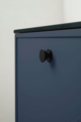 Pomo para mueble Orbit 35.8 Metal Negro Mate