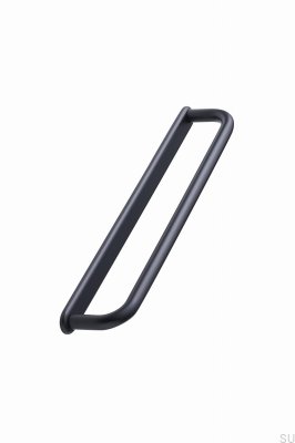Tirador para mueble alargado D-Lite 160, metal, negro mate