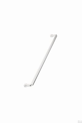 Tirador alargado para muebles de metal niquelado Equester 320
