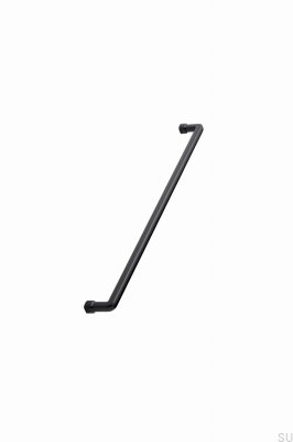 Tirador para mueble alargado Equester 320, metal, negro mate
