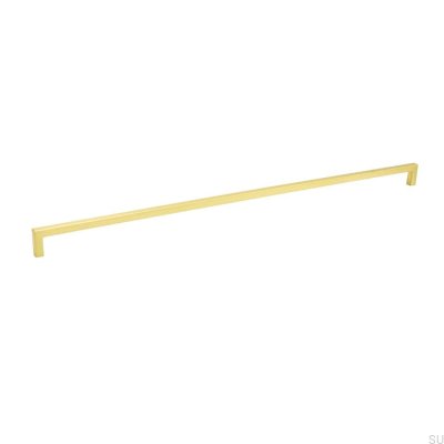 Tirador para mueble alargado 0143 492 Latón cepillado