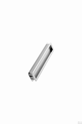 Tirador para mueble empotrado Tub Straight 190.3 Metal Plateado