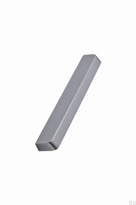 Tirador alargado para muebles Guild 160 de metal antracita cepillado