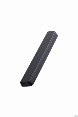 Tirador para mueble rectangular Guild 160, metal negro mate