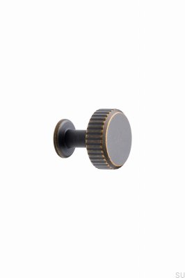 Pomo para mueble Villa Round 30, metal, bronce antiguo