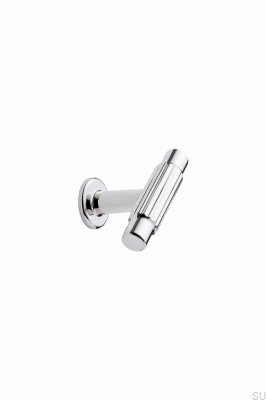 Pomo para muebles T-Bar Villa T 50 de metal cromado plateado
