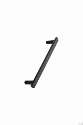 Tirador para mueble rectangular Bis 160 Madera Fresno Negro Mate