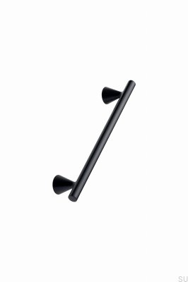 Tirador para mueble alargado Delta 160, metal, negro mate