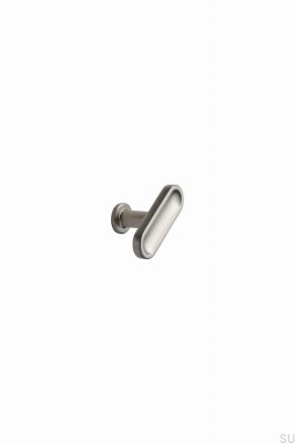 Perilla para muebles de metal plateado T-Bar Chateau T 52