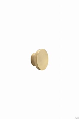 Pomo para muebles de metal Circle 50 en oro cepillado