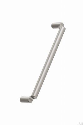 Tirador alargado para muebles Break 320 de metal niquelado