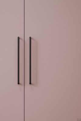 Tirador para mueble alargado Break 320, metal, negro mate