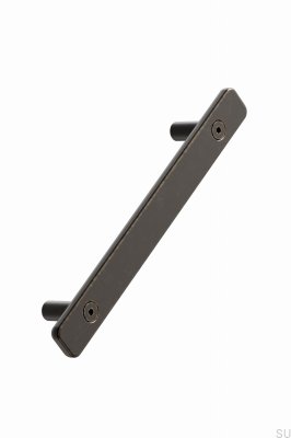 Tirador para mueble alargado Tool 128, metal, bronce antiguo