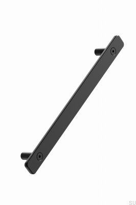 Tirador para mueble alargado Tool 192, metal, negro mate