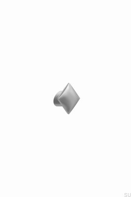 Perilla para muebles de metal plateado Flow 16