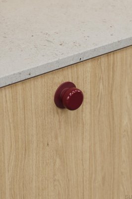 Pomo para mueble Colette 16 Metal Rojo
