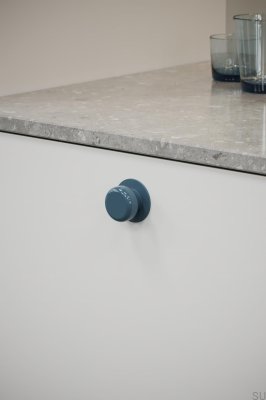 Pomo para mueble Colette 16 Metal Azul