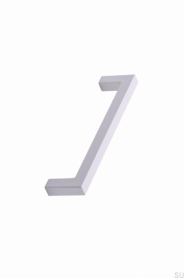 Tirador para muebles cuadrado de plástico beige OceanIX 128 con textura 10 W