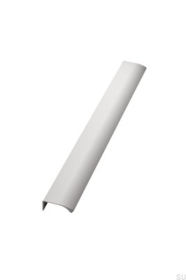 Tirador para muebles de aluminio Edge Straight 1200 blanco mate