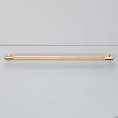 Tirador alargado para mueble Linear 325 de latón