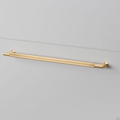 Tirador alargado para mueble Linear 325 de latón