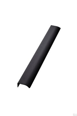 Tirador para muebles Edge Straight 1200 de aluminio cepillado negro mate