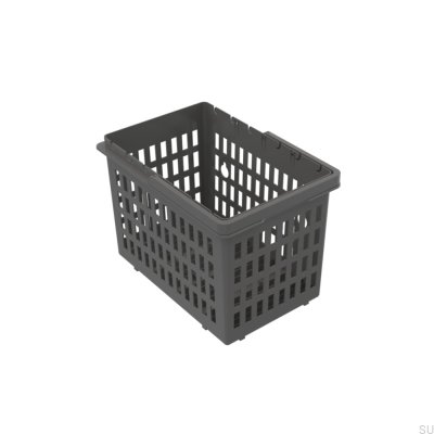 Papelera Hero gris oscuro 8l