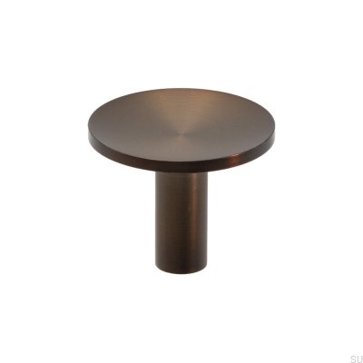 Pomo para muebles Sture 28 de latón marrón cepillado